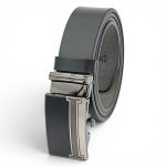 Curea Automată din Piele Naturală pentru Bărbați, Neagră, 3,5 cm, Elegantă și Casual C007