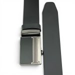 Curea Automată din Piele Naturală pentru Bărbați, Neagră, 3,5 cm, Elegantă și Casual C007 - imagine 4