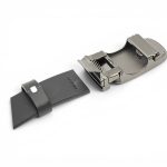 Curea Automată Bărbați din Piele Naturală Neagră 3.5 cm cu Sistem Tip Scăriță C008 - imagine 6