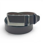 Curea Automată din Piele Naturală pentru Bărbați, Bordo, 3,5 cm, cu Sistem de Frânare și Cataramă Elegantă C006 - imagine 2