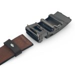 Curea Automată din Piele Naturală pentru Bărbați, Bordo, 3,5 cm, cu Sistem de Frânare și Cataramă Elegantă C006 - imagine 6