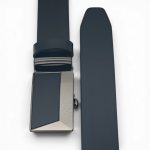 Curea Automată din Piele Naturală pentru Bărbați, Neagră, 3,5 cm, cu Sistem de Frânare și Cataramă Elegantă C006 - imagine 4