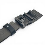 Curea Automată din Piele Naturală pentru Bărbați, Neagră, 3,5 cm, cu Sistem de Frânare și Cataramă Elegantă C006 - imagine 6