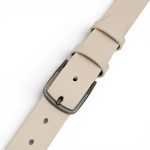 Curea Bărbătească Crem din Piele Naturală Elegantă Clasică pentru Costum 3,5 cm C016 - imagine 5