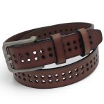 Curea Bărbătească Maro din Piele Naturală 4 cm pentru Blugi – Elegantă și Rezistentă C-014 - imagine 2