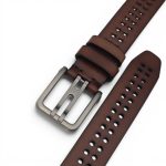 Curea Bărbătească Maro din Piele Naturală 4 cm pentru Blugi – Elegantă și Rezistentă C-014 - imagine 4
