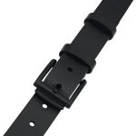 Curea Bărbătească din Piele Naturală Neagră pentru Blugi 4 cm C010 - imagine 5