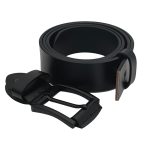 Curea Bărbătească din Piele Naturală Neagră pentru Blugi 4 cm C010 - imagine 7
