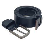 Curea Bărbați din Piele Naturală Bleumarin pentru Blugi 4 cm C-011 - imagine 7
