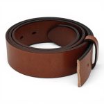 Curea Bărbați din Piele Naturală Maro Coniac – 4 cm C003 - imagine 5
