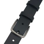 Curea Bărbați din Piele Naturală Neagră pentru Blugi 4 cm cu Cataramă Metalică Premium C-011 - imagine 5