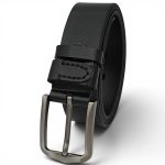 Curea Bărbați din Piele Naturală neagră – 4 cm C003
