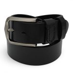 Curea Bărbați din Piele Naturală neagră – 4 cm C003 - imagine 2