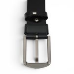 Curea Bărbați din Piele Naturală neagră – 4 cm C003 - imagine 5