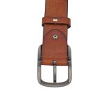Curea piele naturala barbati casual maro C001 - imagine 7