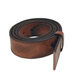 Curea piele naturala barbati casual maro C001 - imagine 4