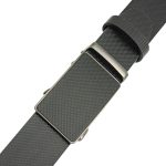 Curea premium din piele naturală neagră pentru bărbați – cataramă automată C004 - imagine 2