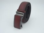 Curea eleganta din piele naturală cu cataramă modernă - imagine 5