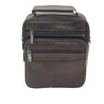 Geantă din piele Black Z & Brown Z - imagine 2
