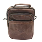 Geantă din piele Sunset Black Z & Sunrise Brown Z - imagine 2