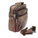 Geantă din piele Sunset Black Z & Sunrise Brown Z
