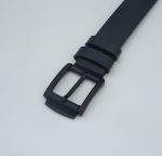 Curea din piele naturală, cataramă mată cu pin - imagine 2
