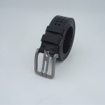 Curea din piele naturală, cataramă deosebită cu pin