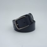 Curea din piele naturala, catarama cu pin - imagine 2