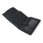 Portofel damă negru din piele naturală, cu închidere magnetică – EVROS PD-1835 - imagine 5