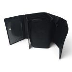 Portofel damă negru din piele naturală, cu închidere magnetică – EVROS PD-1835 - imagine 8