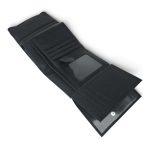 Portofel damă negru din piele naturală, cu închidere magnetică – EVROS PD-1835 - imagine 7