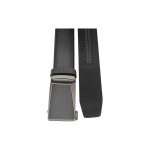 Curea elegantă din piele naturală de vită, închidere automată, 3,5 cm lățime - imagine 8