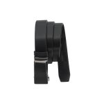 Curea elegantă din piele naturală de vită, închidere automată, 3,5 cm lățime - imagine 3