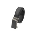 Curea elegantă din piele naturală de vită, închidere automată, 3,5 cm lățime - imagine 5