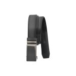 Curea elegantă din piele naturală de vită, închidere automată, 3,5 cm lățime - imagine 7