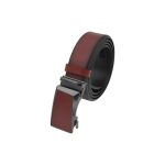 Curea elegantă din piele naturală de vită, închidere automată, 3,5 cm lățime - imagine 9
