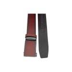 Curea elegantă din piele naturală de vită, închidere automată, 3,5 cm lățime - imagine 12