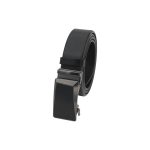 Curea elegantă din piele naturală de vită, închidere automată, 3,5 cm lățime