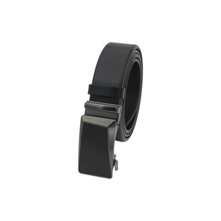 Curea elegantă din piele naturală de vită, închidere automată, 3,5 cm lățime