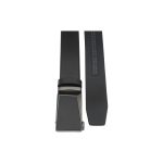 Curea elegantă din piele naturală de vită, închidere automată, 3,5 cm lățime - imagine 4