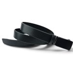 Curea bărbătească din piele naturală neagră, cataramă automată, 3,5 cm – SL26-7 - imagine 2