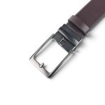 Curea bărbați maro din piele naturală 3,5 cm, automată – 45918-2 - imagine 5