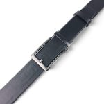 Curea bărbați neagră din piele naturală 3,5 cm, automată – 45918-2 - imagine 4
