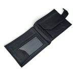 Portofel bărbați negru din piele naturală cu capsă – PB-005-13 - imagine 4