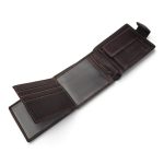 Portofel bărbați maro din piele naturală cu închidere magnetică – PB-8030 - imagine 6