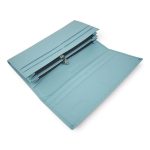 Portofel damă bleu din piele naturală EVROS PD-501-1B - imagine 5