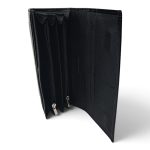 Portofel damă negru din piele naturală lăcuită – PD-AE501-1 - imagine 6