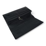 Portofel damă negru din piele naturală lăcuită – PD-AE501-1 - imagine 5