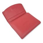 Portofel damă roșu din piele naturală, cu închidere magnetică – EVROS PD-1835 - imagine 3