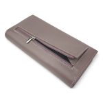 Portofel damă roz pal din piele naturală EVROS PD-501-1RP - imagine 7